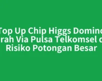 Top Up Chip Higgs Domino Murah Via Pulsa Telkomsel dan Risiko Potongan Besar