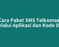 Cara Paket SMS Telkomsel Melalui Aplikasi dan Kode Dial