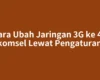 Cara Ubah Jaringan 3G ke 4G Telkomsel Lewat Pengaturan HP