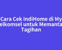 Cara Cek IndiHome di My Telkomsel untuk Memantau Tagihan
