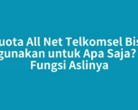 Kuota All Net Telkomsel Bisa Digunakan untuk Apa Saja? Ini Fungsi Aslinya