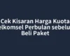 Cek Kisaran Harga Kuota Telkomsel Perbulan sebelum Beli Paket