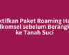 Aktifkan Paket Roaming Haji Telkomsel sebelum Berangkat ke Tanah Suci